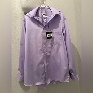 NWT - Joseph Abboud Men’s Purple Button Up Shirt Non-Iron
